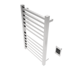 Quadro Q2132 Toallero Calefactor Cableado en Níquel Satinado