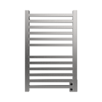 Quadro Q2132 Toallero Calefactor Cableado en Níquel Satinado