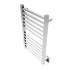 Quadro Q2132 Toallero Calefactor Cableado en Níquel Satinado