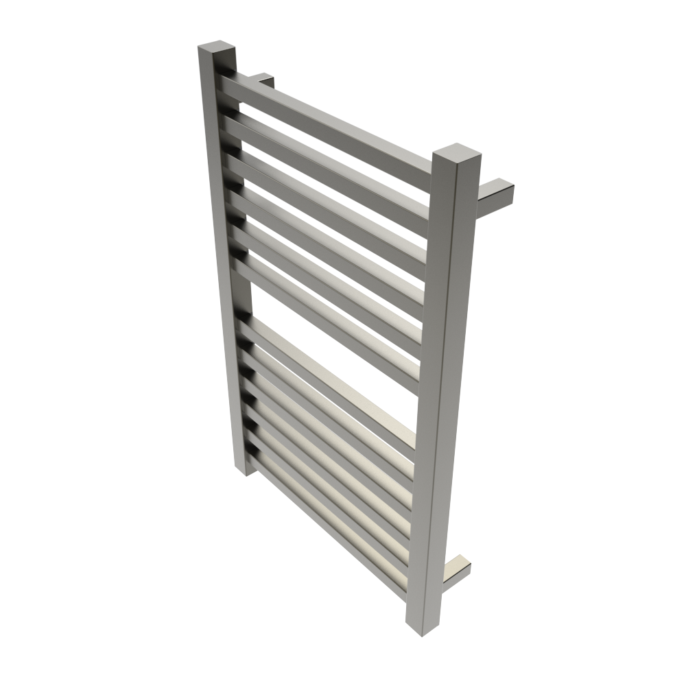 Quadro Q2132 Toallero Calefactor Cableado en Níquel Satinado