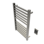 Quadro Q2132 Toallero Calefactor Cableado en Níquel Satinado