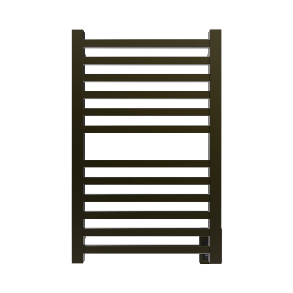 Quadro Q2132 Toallero Calefactor Cableado en Níquel Satinado