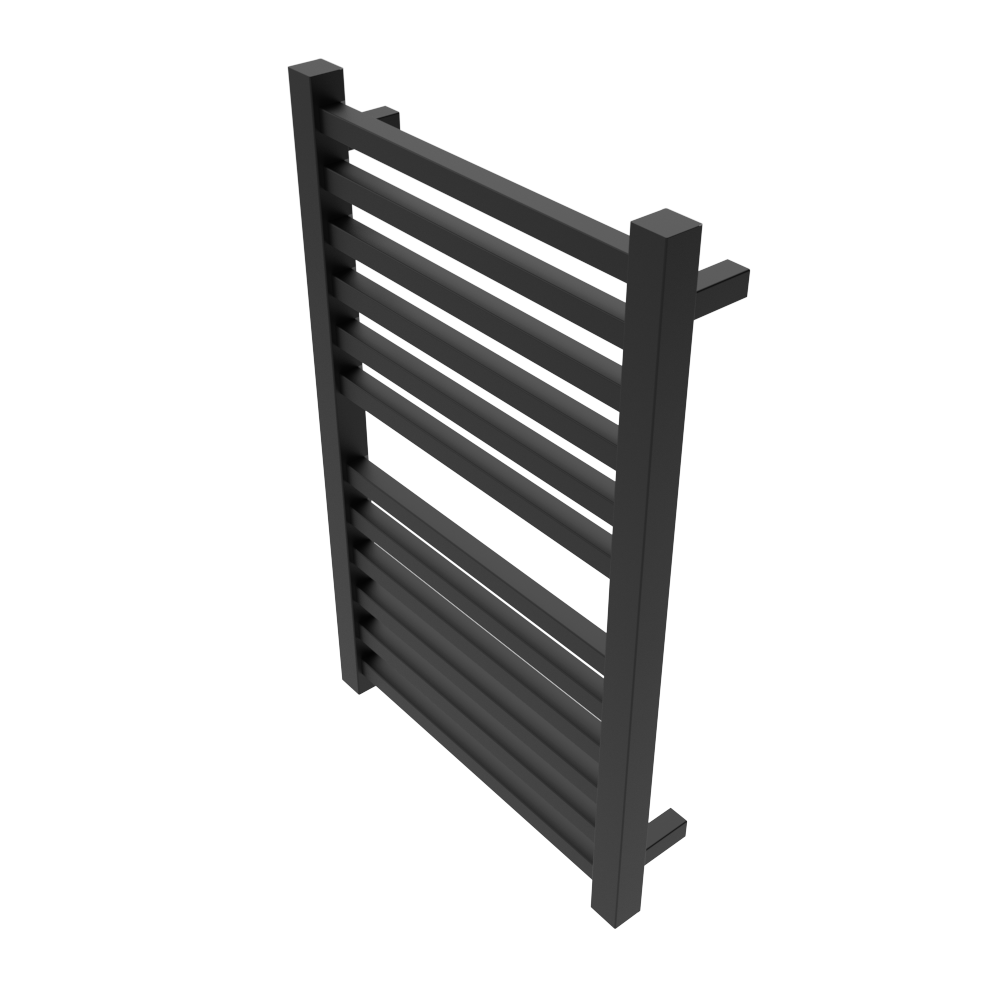 Quadro Q2132 Toallero Calefactor Cableado en Níquel Satinado