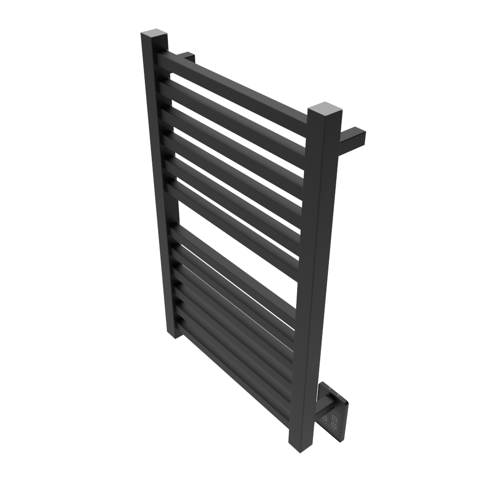 Quadro Q2132 Toallero Calefactor Cableado en Níquel Satinado