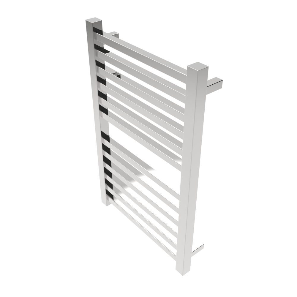 Quadro Q2132 Toallero Calefactor Cableado en Níquel Satinado