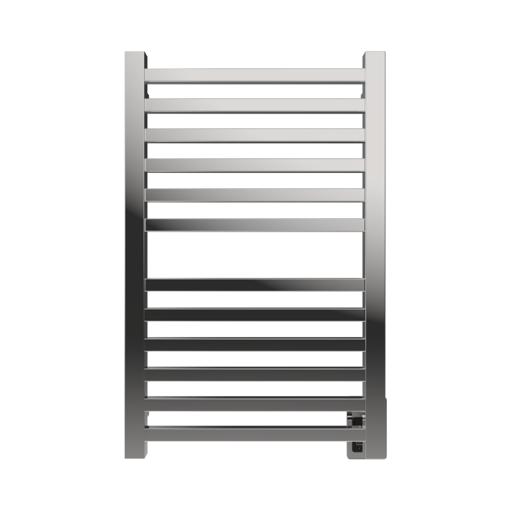 Quadro Q2132 Toallero Calefactor Cableado en Níquel Satinado