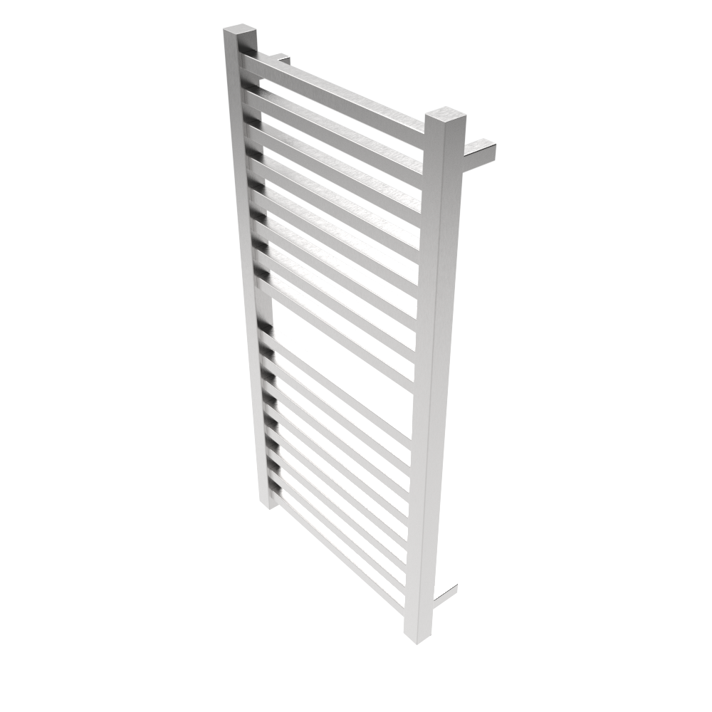 Quadro Q2142 Toallero Calefactor Cableado en Níquel Satinado