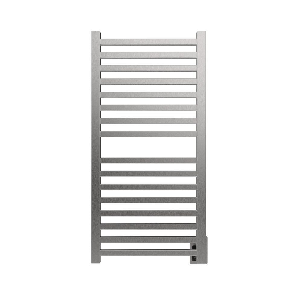Quadro Q2142 Toallero Calefactor Cableado en Níquel Satinado