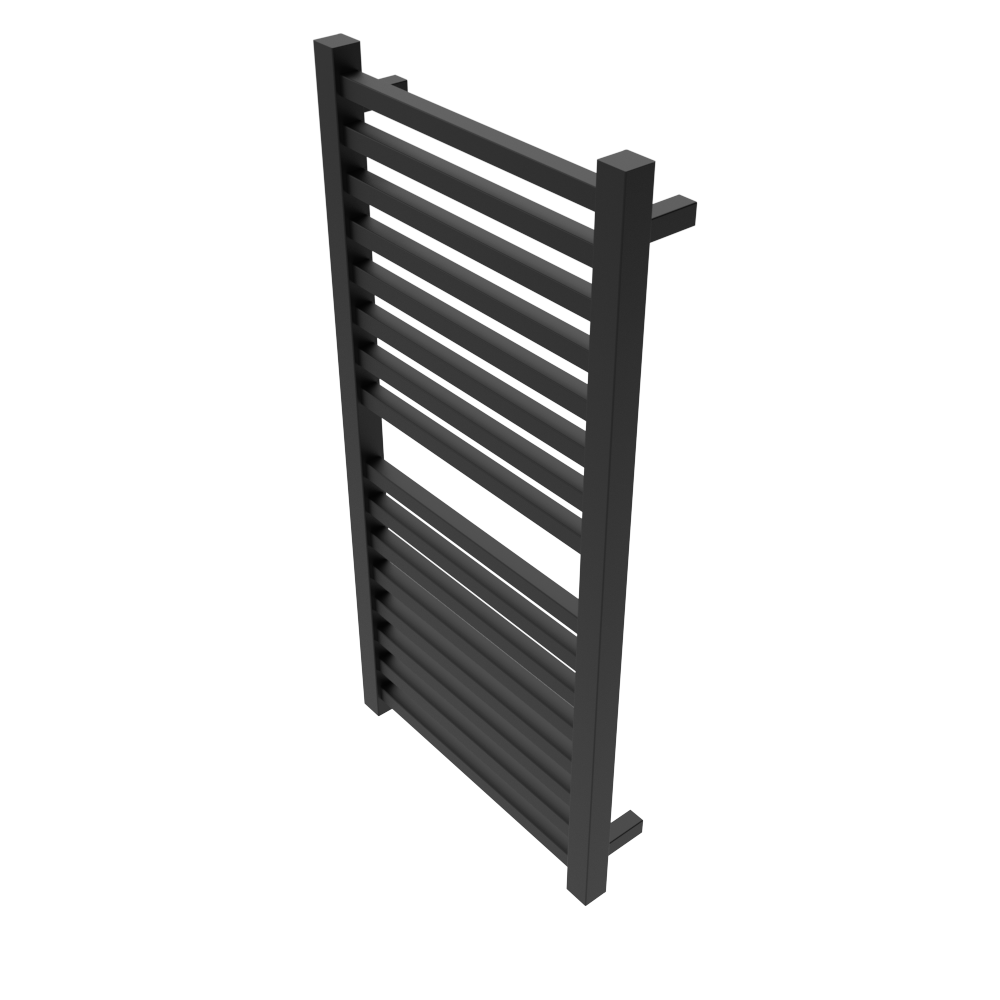 Quadro Q2142 Toallero Calefactor Cableado en Níquel Satinado