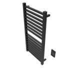Quadro Q2142 Toallero Calefactor Cableado en Níquel Satinado