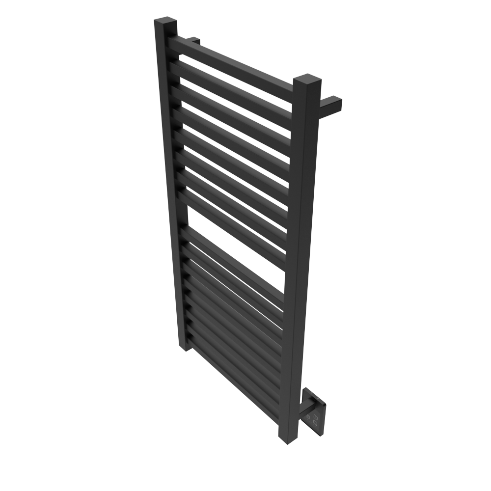 Quadro Q2142 Toallero Calefactor Cableado en Níquel Satinado