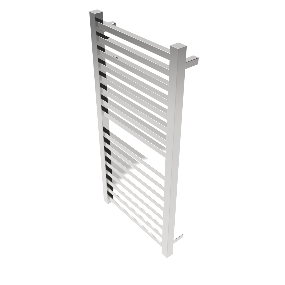 Quadro Q2142 Toallero Calefactor Cableado en Níquel Satinado