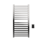 Quadro Q2142 Toallero Calefactor Cableado en Níquel Satinado