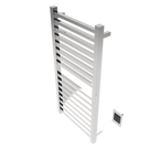 Quadro Q2142 Toallero Calefactor Cableado en Níquel Satinado