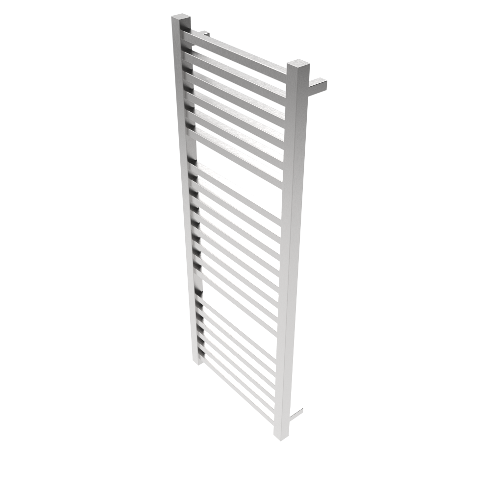 Quadro Q2154 Toallero Calefactor Cableado en Níquel Satinado