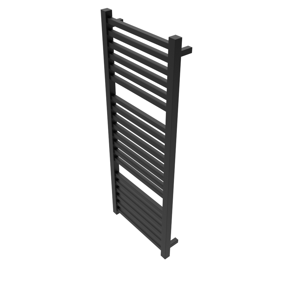 Quadro Q2154 Toallero Calefactor Cableado en Níquel Satinado