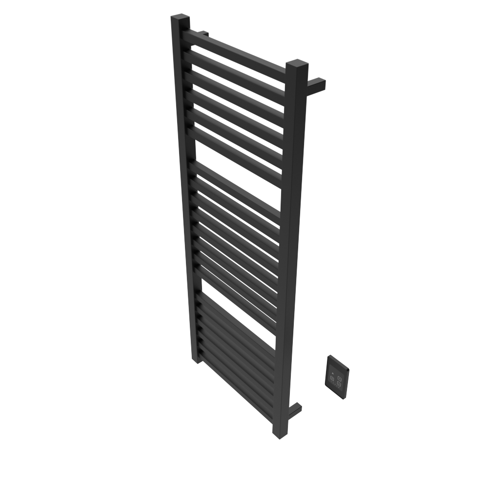 Quadro Q2154 Toallero Calefactor Cableado en Níquel Satinado