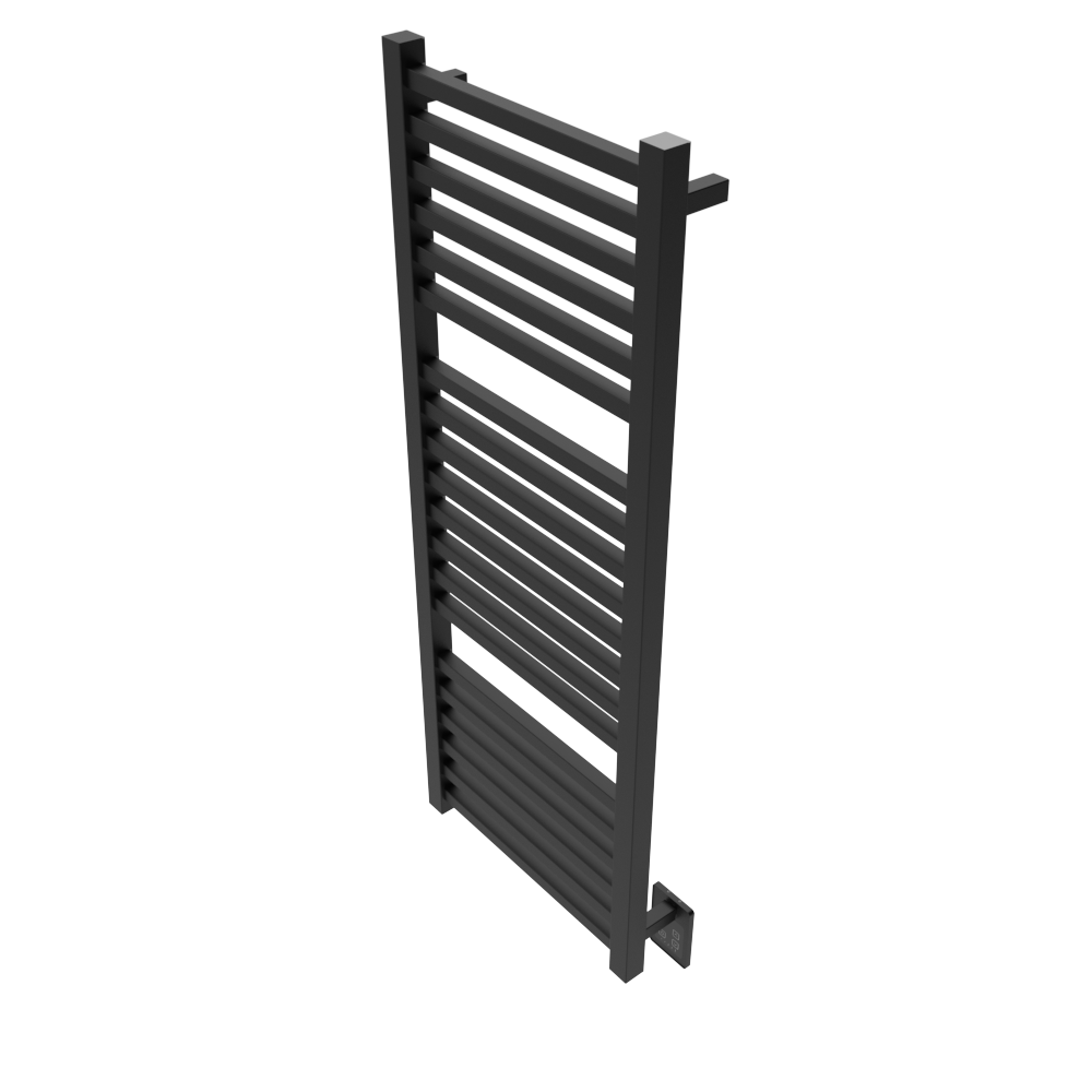 Quadro Q2154 Toallero Calefactor Cableado en Níquel Satinado