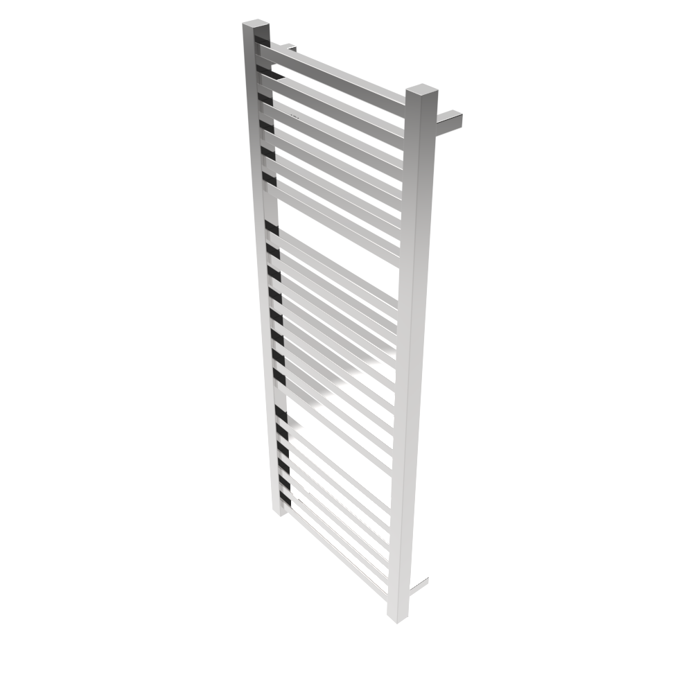 Quadro Q2154 Toallero Calefactor Cableado en Níquel Satinado