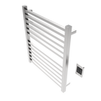 Quadro Q2932 Toallero Calefactor Cableado en Níquel Satinado