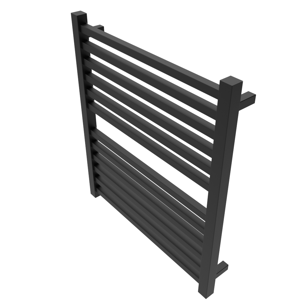Quadro Q2932 Toallero Calefactor Cableado en Níquel Satinado