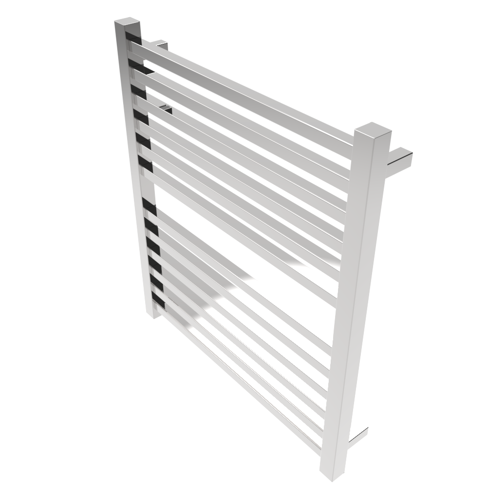 Quadro Q2932 Toallero Calefactor Cableado en Níquel Satinado