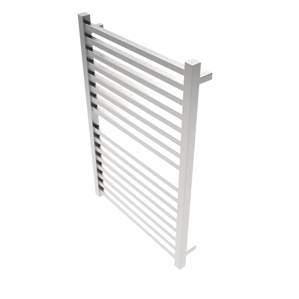 Quadro Q2942 Toallero Calefactor Cableado en Níquel Satinado