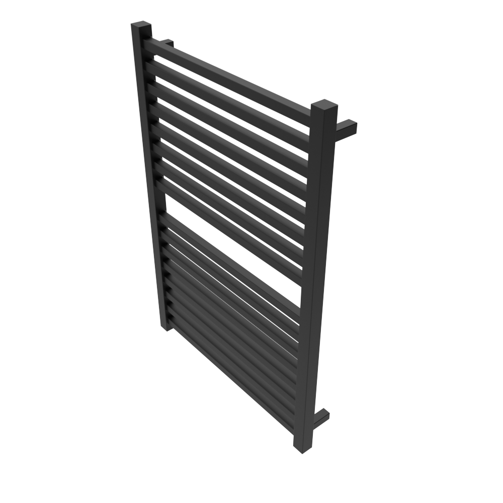 Quadro Q2942 Toallero Calefactor Cableado en Níquel Satinado