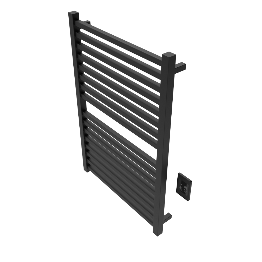 Quadro Q2942 Toallero Calefactor Cableado en Níquel Satinado