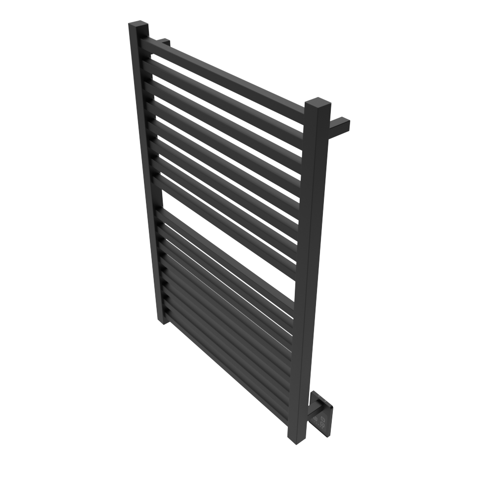 Quadro Q2942 Toallero Calefactor Cableado en Níquel Satinado