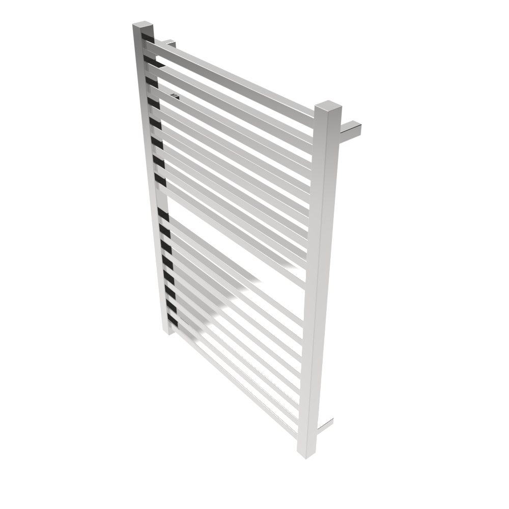 Quadro Q2942 Toallero Calefactor Cableado en Níquel Satinado