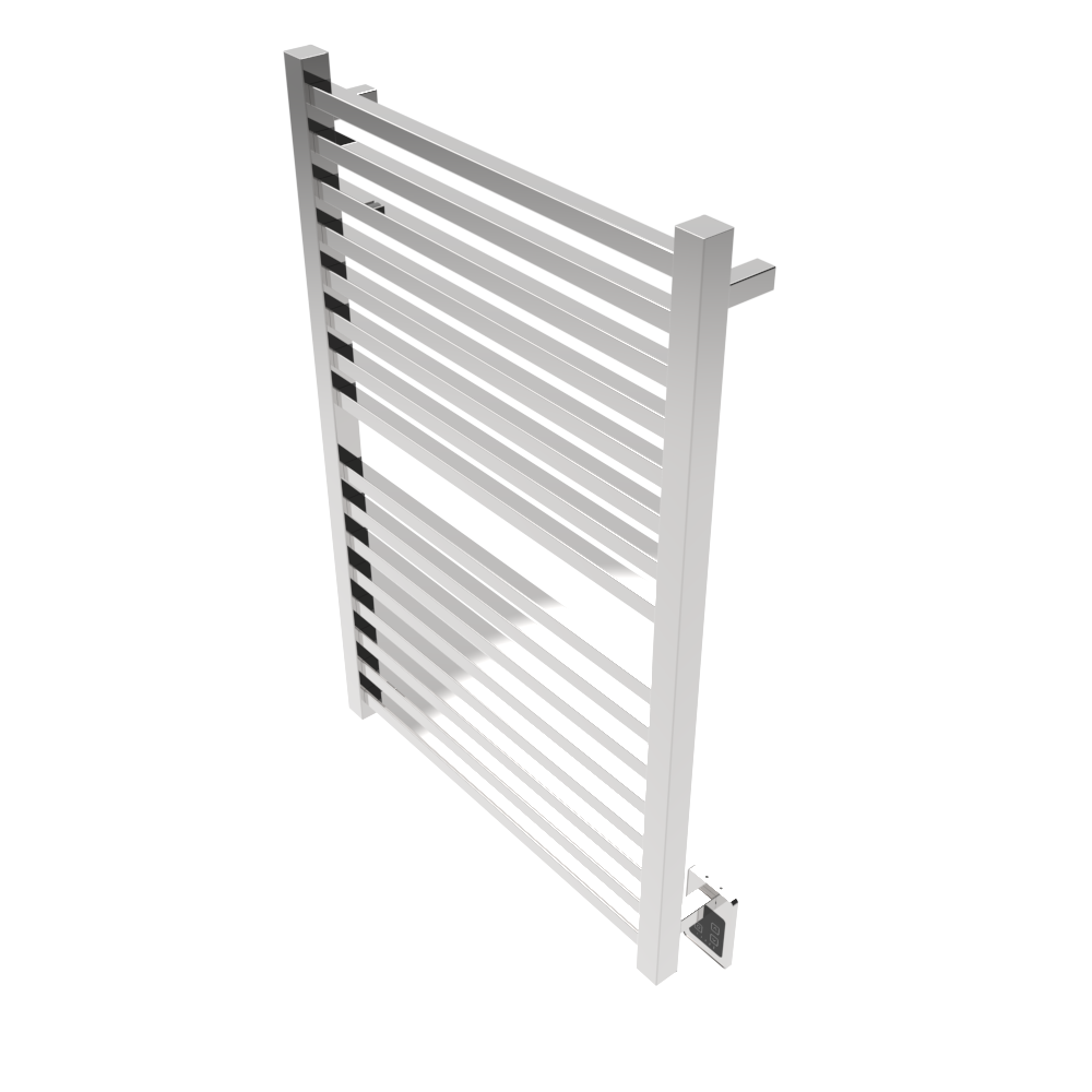 Quadro Q2942 Toallero Calefactor Cableado en Níquel Satinado