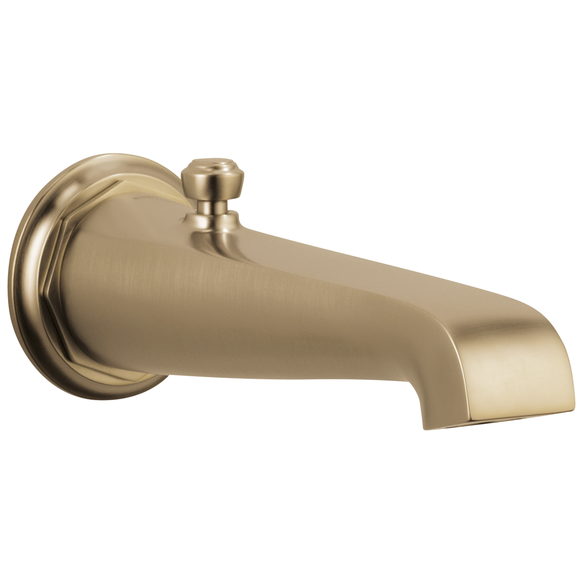 Brizo Rook Surtidor de Tina con Desviador — Oro Luxe