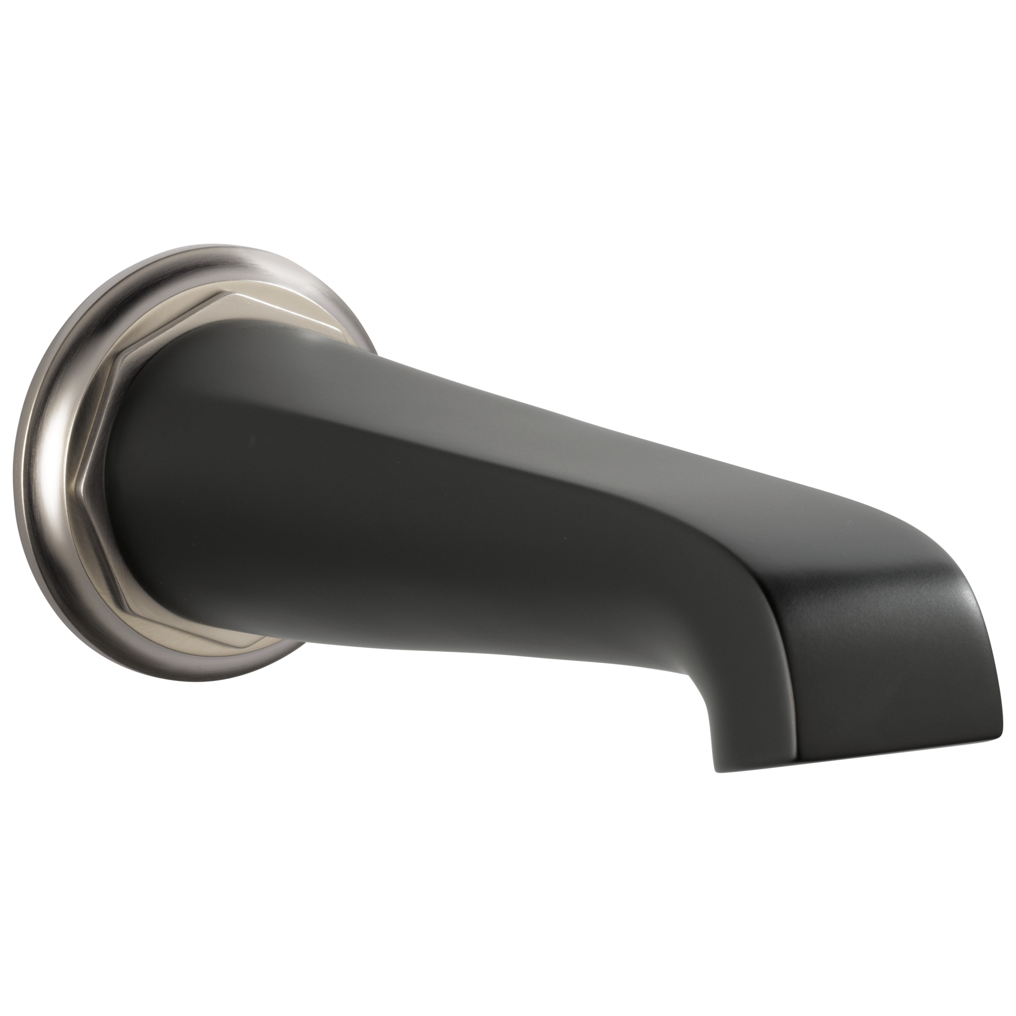 Brizo Rook Surtidor de Tina sin Desviador — Luxe Nickel  /Matte Black