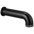 Brizo Litze Surtidor de Tina con Desviador — Negro Mate / Acero Luxe