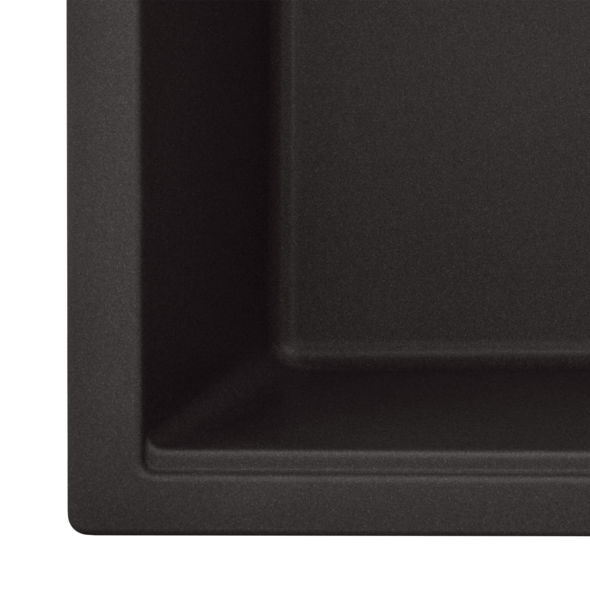 Ruvati epiGranite — Tarja de Cocina de 33 x 22 pulg en Granito Compuesto — Acero Inoxidable — 2