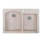 Ruvati epiGranite — Tarja de Cocina de 33 x 22 pulg en Granito Compuesto — Arena Caribe — 1