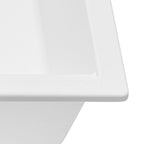 Ruvati epiGranite — Tarja de Cocina de 33 x 22 pulg en Granito Compuesto — Blanco Ártico — 2