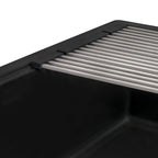 Ruvati epiCube — Tarja Workstation de Cocina en Granito Compuesto — Negro Mate — 4