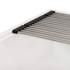 Ruvati epiCube — Tarja Workstation de Cocina en Granito Compuesto — Blanco Ártico — 4