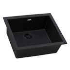 Ruvati epiGranite — Tarja de Cocina de 23 x 17 pulg en Granito Compuesto — Negro Medianoche — 1