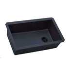 Ruvati epiGranite — Tarja de Cocina de 31 x 19 pulg en Granito Compuesto — Azul Catalina — 1