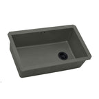 Ruvati epiGranite — Tarja de Cocina de 31 x 19 pulg en Granito Compuesto — Verde Enebro — 1