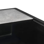 Ruvati epiStage — Tarja Workstation de Cocina en Granito Compuesto — Negro Mate — 4