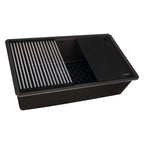 Ruvati epiStage — Tarja Workstation de Cocina en Granito Compuesto — Espresso — 3