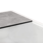 Ruvati epiStage — Tarja Workstation de Cocina en Granito Compuesto — Blanco Ártico — 4