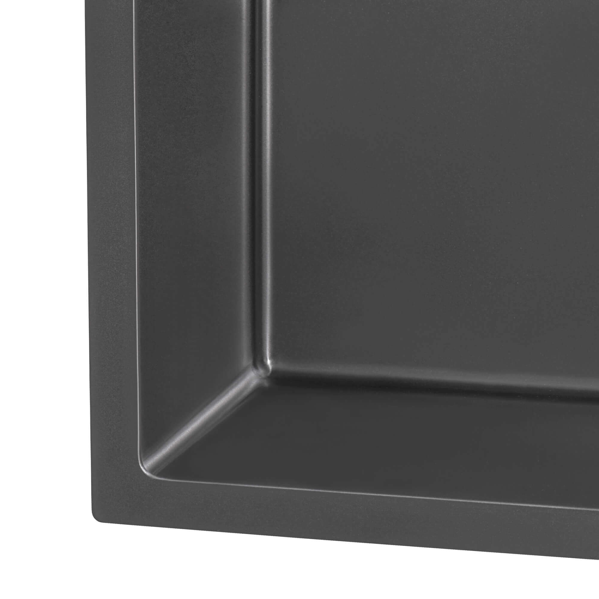 Ruvati Terraza — Tarja de Cocina en Acero Inoxidable — Negro Gunmetal — 4