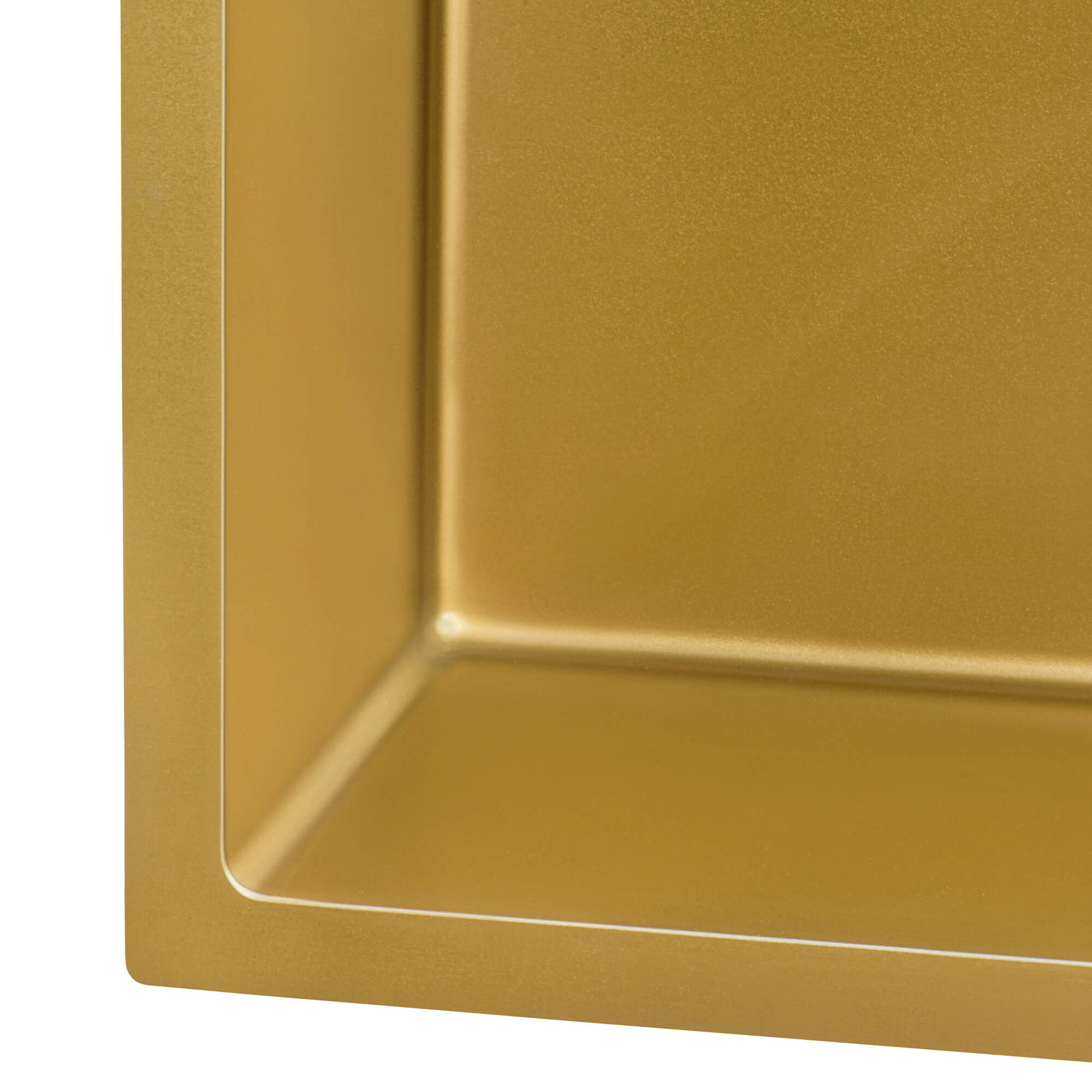 Ruvati Terraza — Tarja de Cocina en Acero Inoxidable — Oro Mate — 4
