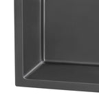 Ruvati Terraza — Tarja de Bar / Prep en Acero Inoxidable — Negro Gunmetal — 3
