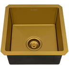 Ruvati Terraza — Tarja de Bar / Prep en Acero Inoxidable — Oro Mate — 1
